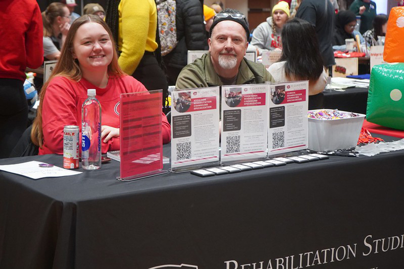 Rehabilitation Studies booth at the Sidestreet event