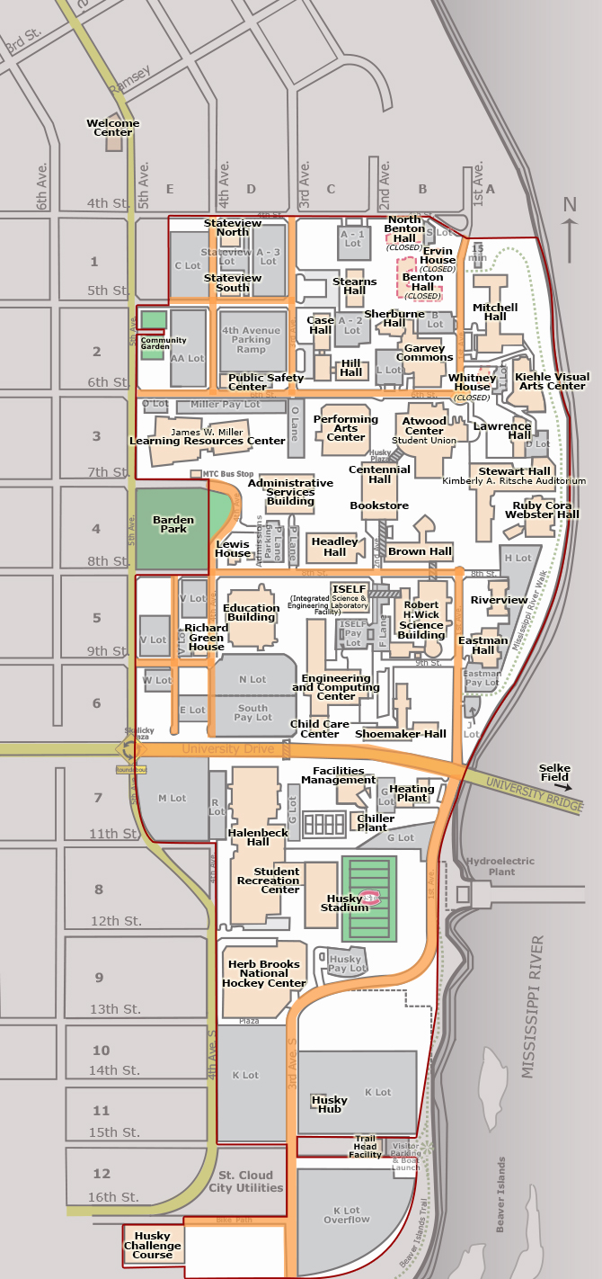 Campus map - Campus Boundary
