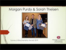Morgan Purdy and Sarah Theisen