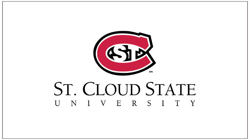 SCSU logo with black type on white background