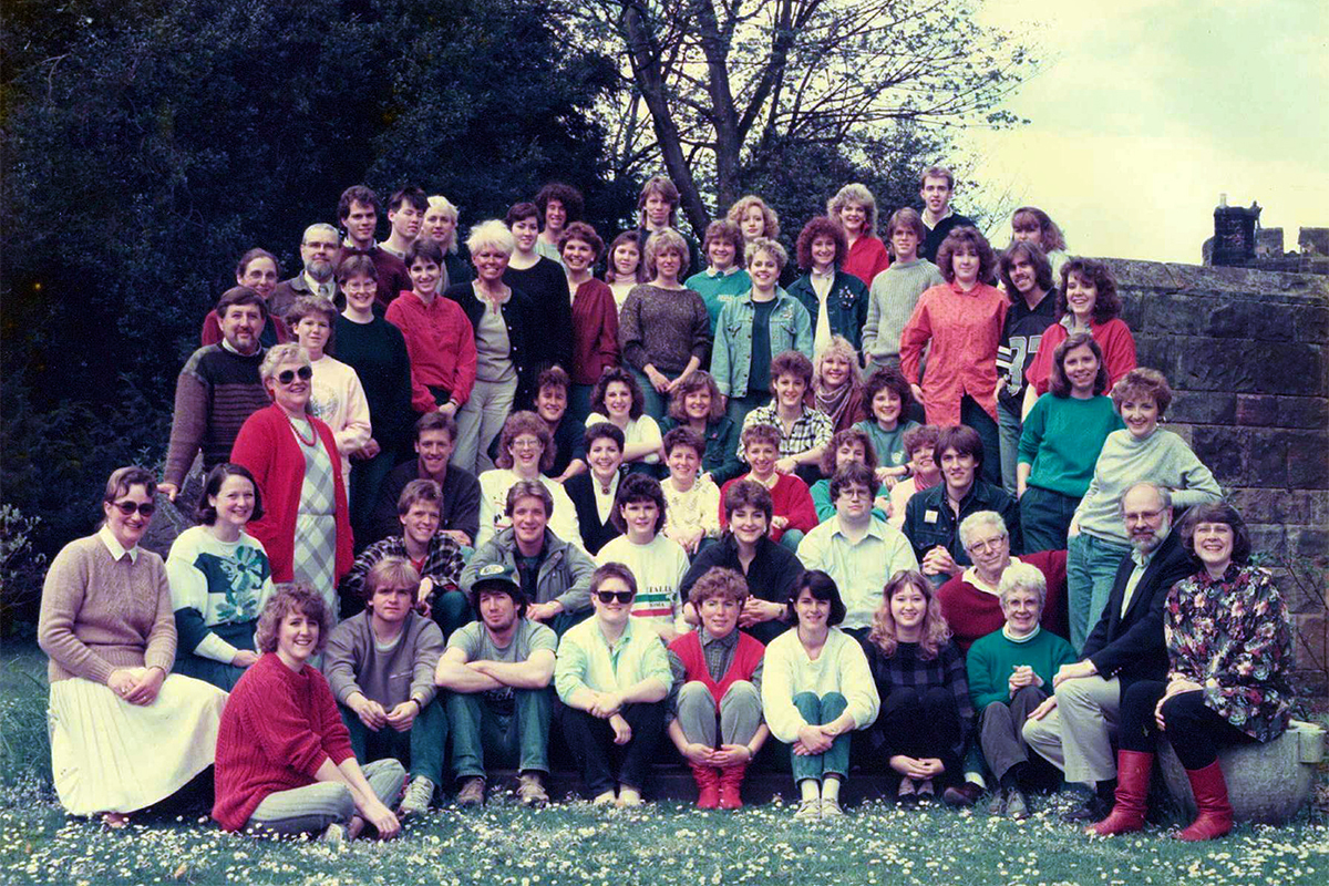 Group photo from summer 1986
