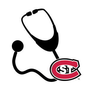 Stethoscope with St. C logo
