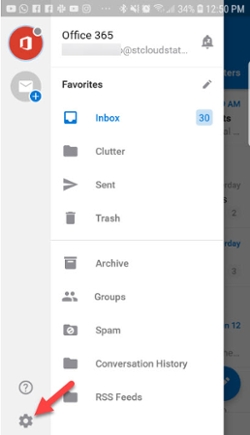 open shared mailbox outlook app