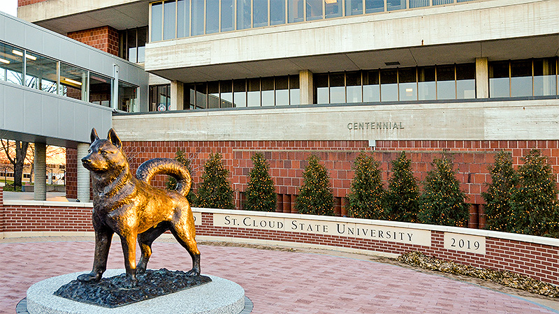 Centennial Hall and Husky Plaza