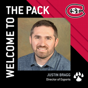 Welcome to the Pack graphic with a headshot of Justin Bragg